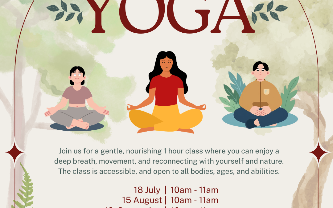Outdoor Yoga at the NALT Nursery!